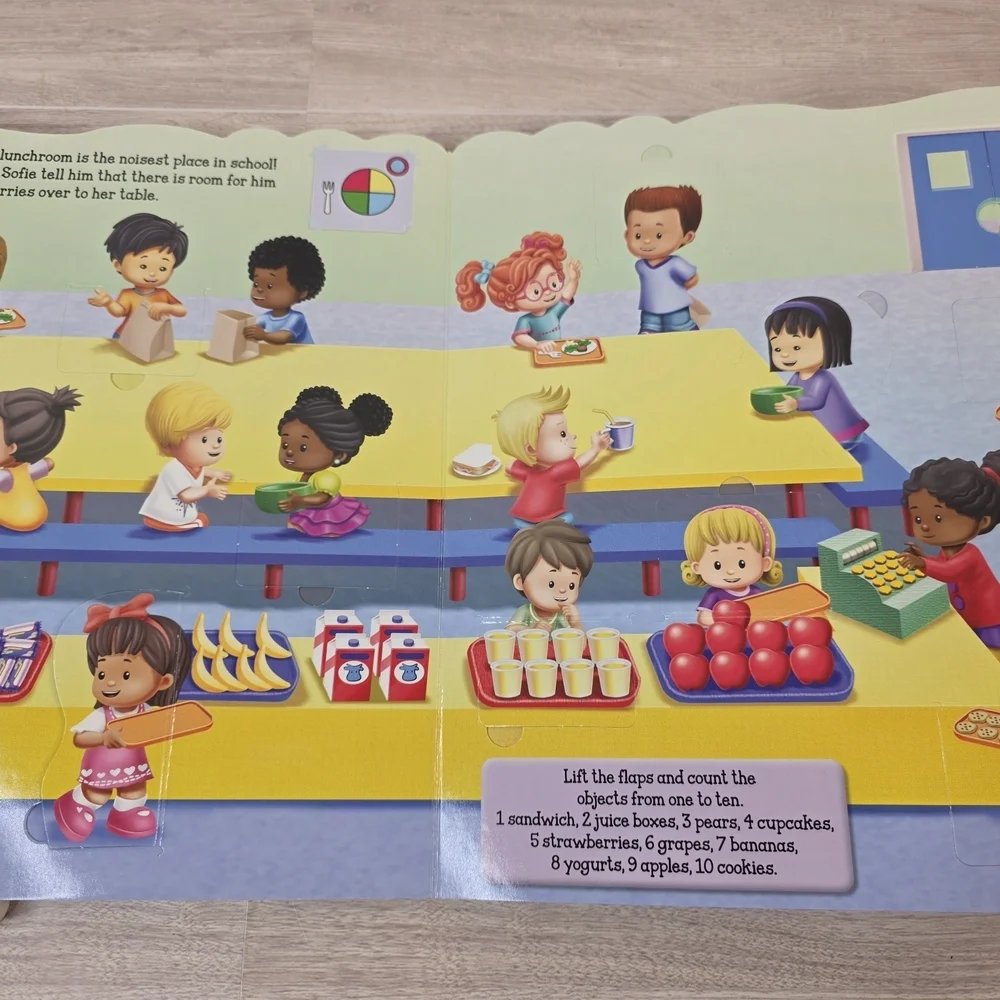 Fisher-Price Little People Lift And Flap All Aboard the Bus! Book